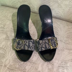 Christian Dior Diorissimo Pattern Trotter/Slides